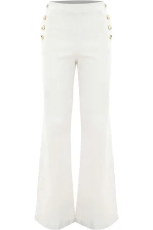 Kocca Flare Jeans with Decorative Buttons