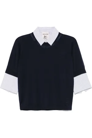SEMICOUTURE Round-neck Knitwear, female, , L, Wool Jumper Women