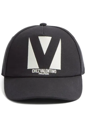 VALENTINO GARAVANI Caps, male, , 56 CM, Embroidered Logo Cotton Cap