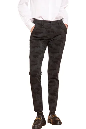 Masons Chinos, female, , XS, Camouflage Print Slim Chino Trousers