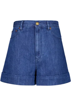 VALENTINO GARAVANI Denim Shorts, female, , W27, Denim Waisted Shorts