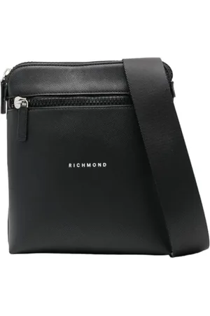 John Richmond Cross Body Bags, male, , ONE SIZE, Logo Lettering Shoulder Bag