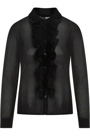 Tom Ford Shirts, female, , S, Ruffle Knit Shirt