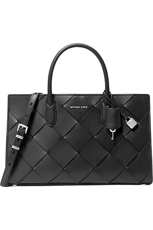 Michael Kors Handbags, female, , ONE SIZE, Woven Leather Shoulder Bag Scarlett