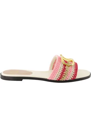 VALENTINO GARAVANI VLogo Crochet Slides