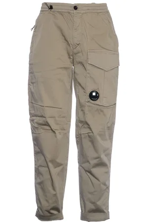 C.P. Company Slim-fit Trousers, male, , L, Vintage Khaki Cargo Trousers