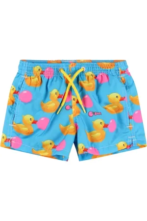 MC2 SAINT BARTH Swimming Trunks, male, , 4 Y, Lightweight Kids Swimwear with Vibrant Print