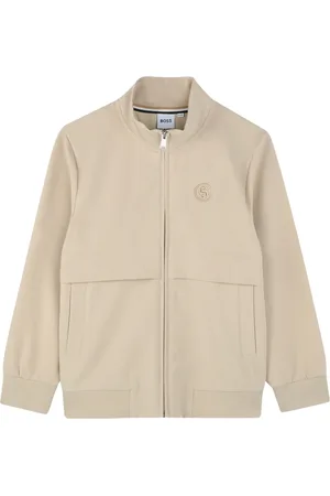 HUGO BOSS Sweatshirts, male, , 5 Y, Logo Zip Up Top