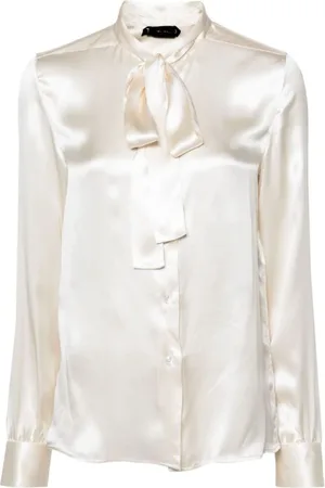 Tom Ford Shirts, female, , S, Silk Puff Sleeve Shirt