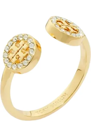 Tory Burch Rings, female, , 46 MM, Miller Pavé Open Ring