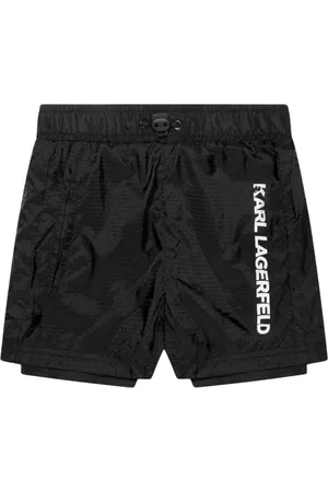 Karl Lagerfeld Shorts, male, , 6 Y, Layered Sports Shorts