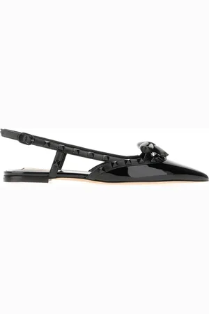 VALENTINO GARAVANI Rockstud Bow Slingback
