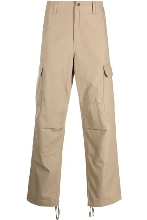 Carhartt Cargo Trousers Camel Cotton Logo