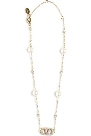VALENTINO GARAVANI Necklaces, female, , ONE SIZE, VLogo Signature Pearl Necklace