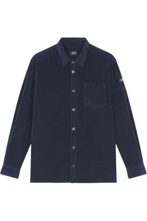 Paul & Shark Overshirt in Cotton Velvet
