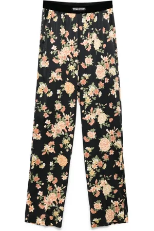 Tom Ford Silk Floral Print PJ Trousers