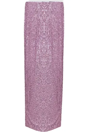 Tom Ford Maxi Skirts, female, , 3XS, Sequin Long Skirt Purple/