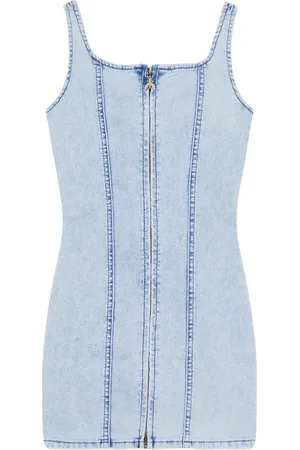 Patrizia Pepe Dresses, female, , 14 Y, Denim Short Dress