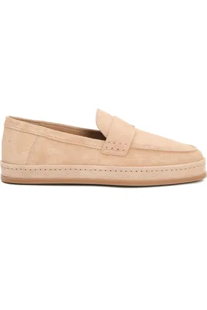 Hogan Loafers, female, , 6 1/2 UK, Desert Suede Slip-On Shoes