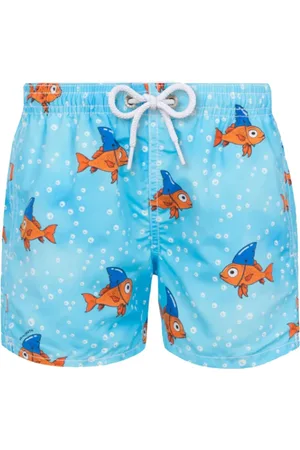 MC2 SAINT BARTH Swimming Trunks, male, , 10 Y, Kids Swim Shorts with Adjustable Drawstring