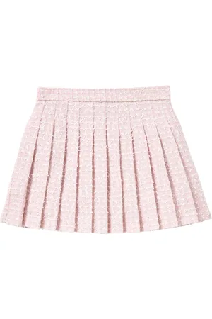 Self-Portrait Bow Boucle Skirt for Girls
