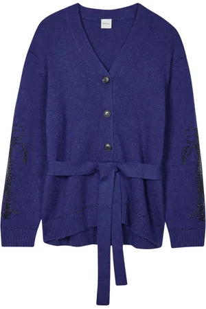 Paul Smith Cardigans, female, , M, Embroidered Oversized Cardigan