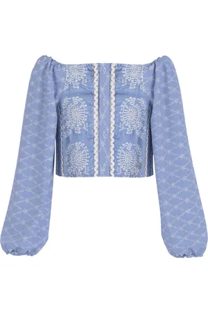 Guess Blouses, female, , 8 Y, Sangallo Oxford Blouse Elegant Style