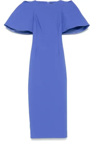 Solace Puff Sleeve Dress with Slit