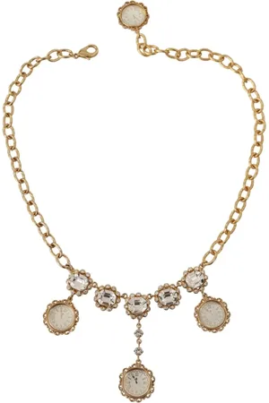 Dolce & Gabbana Luxury Crystal Statement Necklace