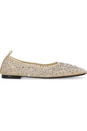 Tory Burch Ballerinas, female, , 6 UK, Crystal Ballet Flats