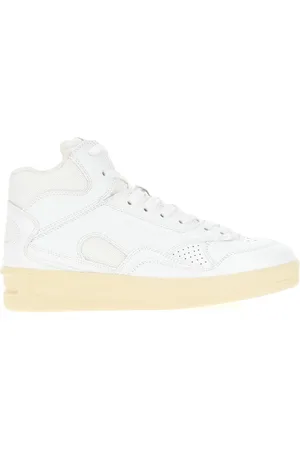 Jil Sander Sneakers, female, , 3 UK, Basket Mid Leather Trainers
