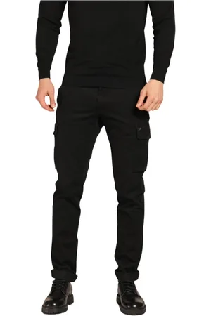 Masons Slim-fit Trousers, male, , L, Extra Slim Fit Cargo Trousers in Gabardine