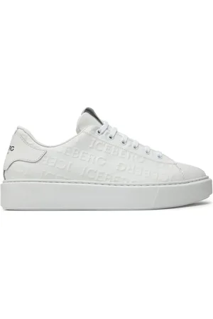Iceberg Leather Trainers Regular Fit