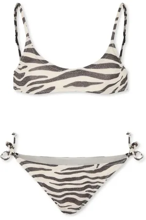 MC2 SAINT BARTH Bikini, female, , 10 Y, Zebra Print Bikini Set