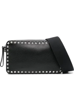 VALENTINO GARAVANI Leather Rockstud Crossbody Bag