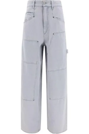 Isabel Marant Straight Jeans, female, , S, Wide-Leg Ophra Jeans