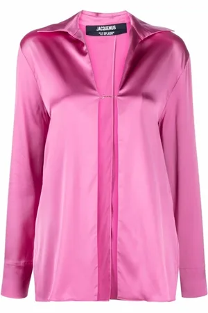 Jacquemus Shirts, female, , 2XS, La chemise Notte logo-plaque shirt