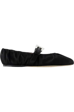 PARIS TEXAS Satin Ballerinas Sveva Plisse Style
