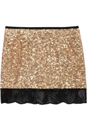 Zadig & Voltaire Short Skirts, female, , S, Justicias Sequin Skirt