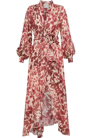 FORTE FORTE Wrap Dresses, female, , S, Patterned Fabric Breathable Dress