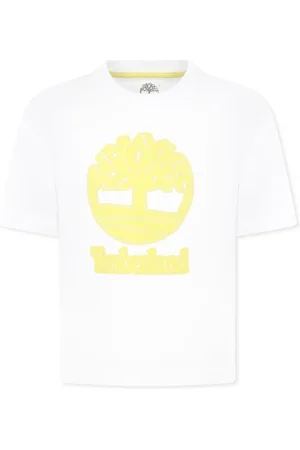 Timberland T-Shirts, unisex, , 10 Y, Cotton T-Shirt with Tree Logo