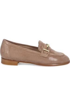 SANGIORGIO Loafers, female, , 6 UK, Soft Tejus Print Leather Moccasin