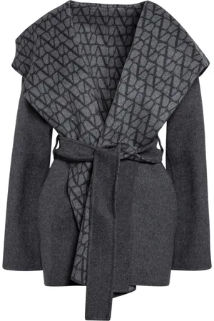 VALENTINO GARAVANI Belted Coats, female, , S, Toile Iconographe Double Coat