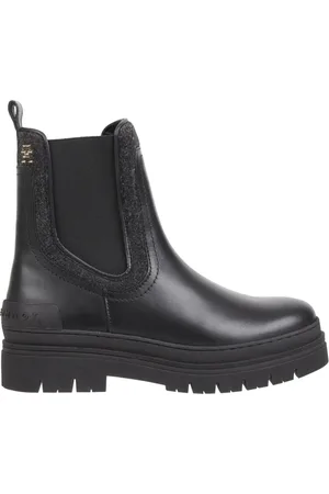 Tommy Hilfiger Chelsea Boots, female, , 4 UK, Feminine Felt Chelsea Bootie