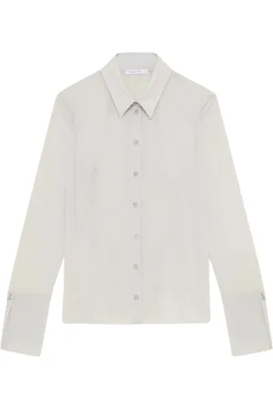 Patrizia Pepe Organza Shirt with Fly Buttons