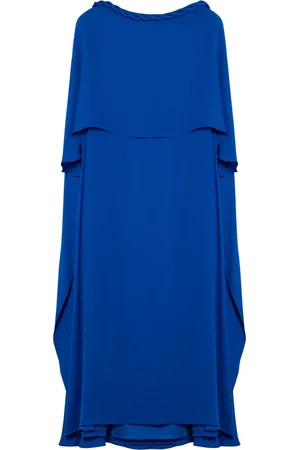 VALENTINO GARAVANI Midi Dresses, female, , M, Electric silk midi dress