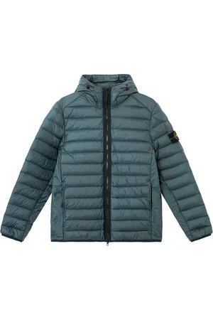 Stone Island Winter Jackets, male, , M, Hooded Coat with Drawstring