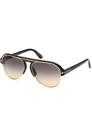 Tom Ford Sunglasses, male, , 58 MM, Glossy Black Sunglasses