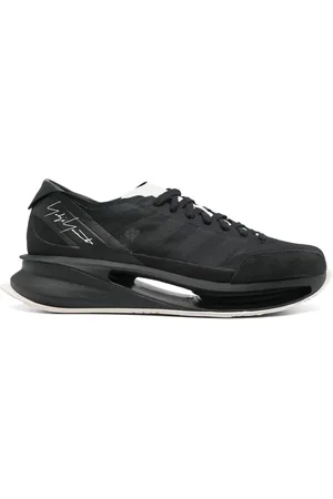 Y-3 Sneakers, male, , 8 1/2 UK, Lace-Up Trainers with Logo Detail