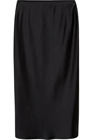 Joseph Midi Skirts, female, , XL, Silk Satin Isaak Skirt
